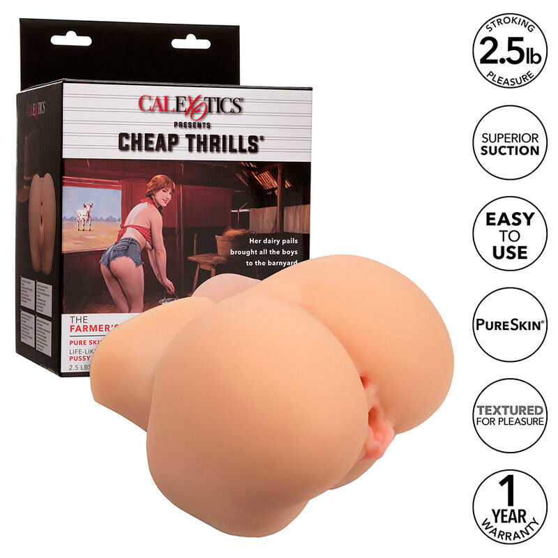 CalExotics - De Boerendochter Natuurlijke Realistische Dubbele Masturbator