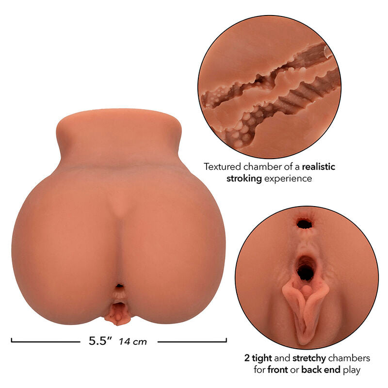 CalExotics - the Roller Babe Double Realistic Masturbator Flesh