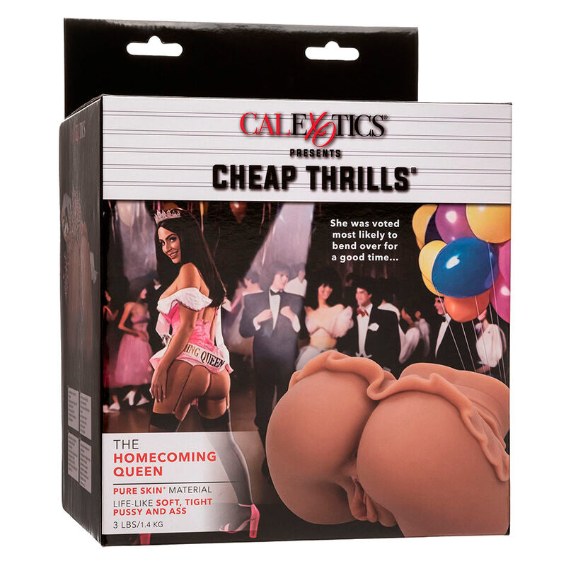 CalExotics - the Homecoming Queen Double Realistic Masturbator Caramel