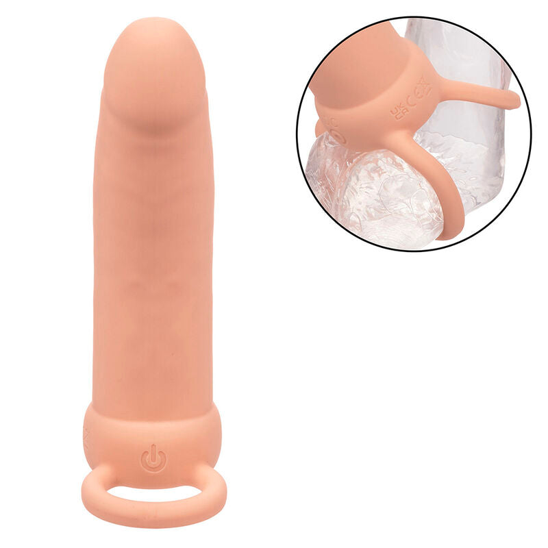 CalExotics - Maxx Thick Dual Penetrator 10 Vibrations Flesh
