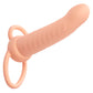 CalExotics - Maxx Dubbel Geribbeld Penetrator 10 Trillingen Natuurlijk