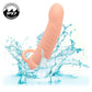 CalExotics - Maxx Dubbel Geribbeld Penetrator 10 Trillingen Natuurlijk