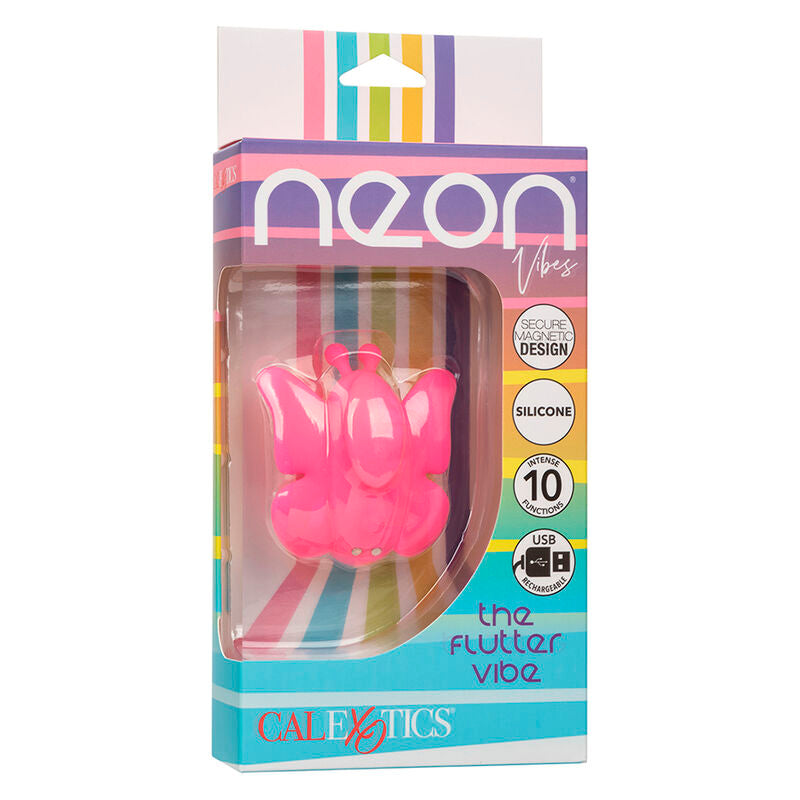 CalExotics - Neon Vibes the Flutter Vibe Stimulator 10 Vibrations Pink