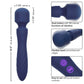 CalExotics - Charisma Mystique Dual Motor Massager 12 Functies 21,5 cm X 4,5 cm Paars