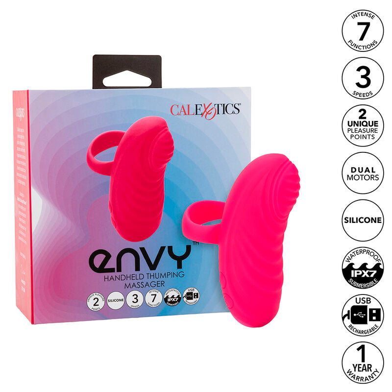 CalExotics - Envy 7 Vibratie Rollende Bal Massager Roze