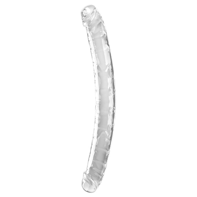 King Cock - Double Trouble Dildo 46 cm Transparant