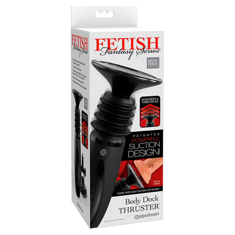 FETISH FANTASY SERIES - Body Dock Thruster Dildo Clamp With 7 Push Modes Zwart