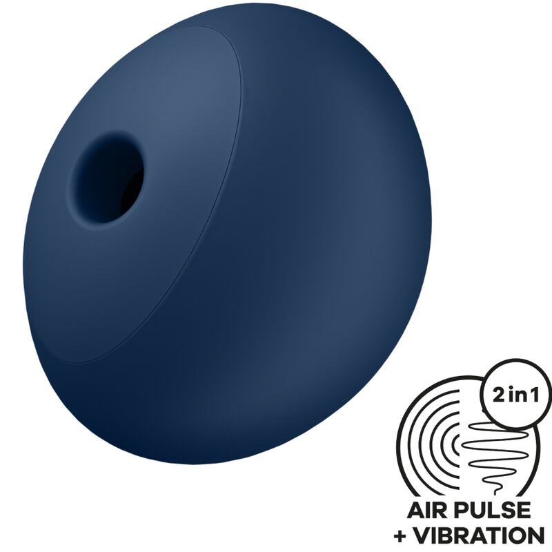 Satisfyer - Air Power 4 Stimulator & Vibrator 12 Vibraties Blauw