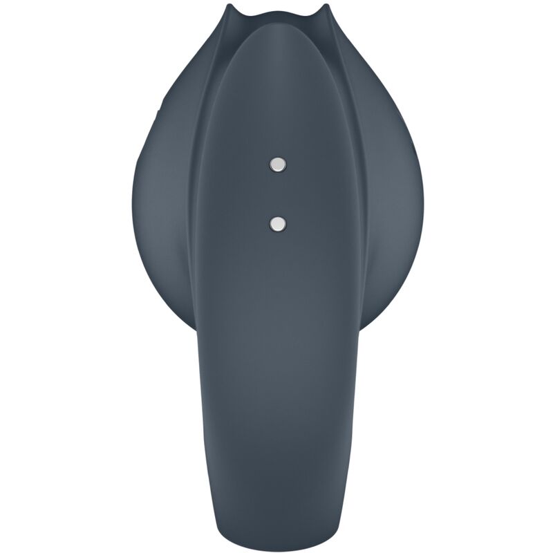 Satisfyer - Perfect Paar 2 Multivibrator 2 in 1 Cock Ring & Vinger Stimulator Grijs