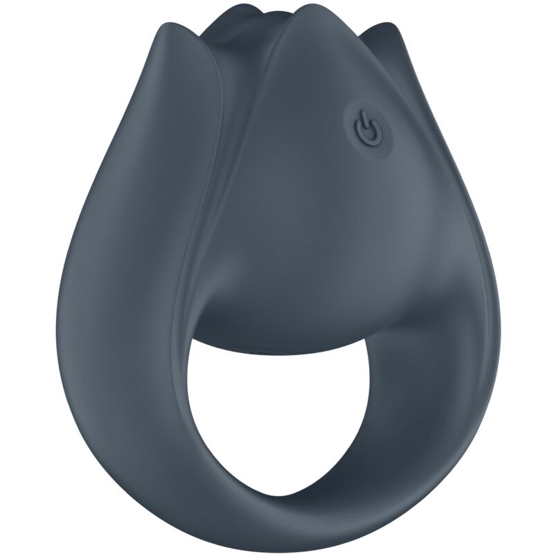 Satisfyer - Perfect Paar 2 Multivibrator 2 in 1 Cock Ring & Vinger Stimulator Grijs