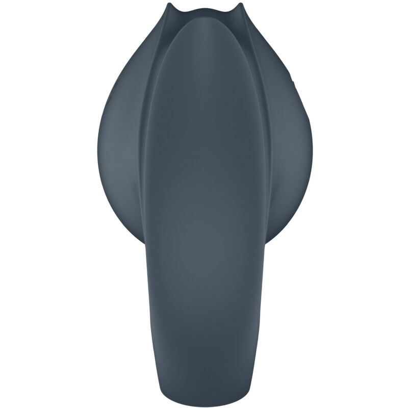 Satisfyer - Perfect Paar 2 Multivibrator 2 in 1 Cock Ring & Vinger Stimulator Grijs
