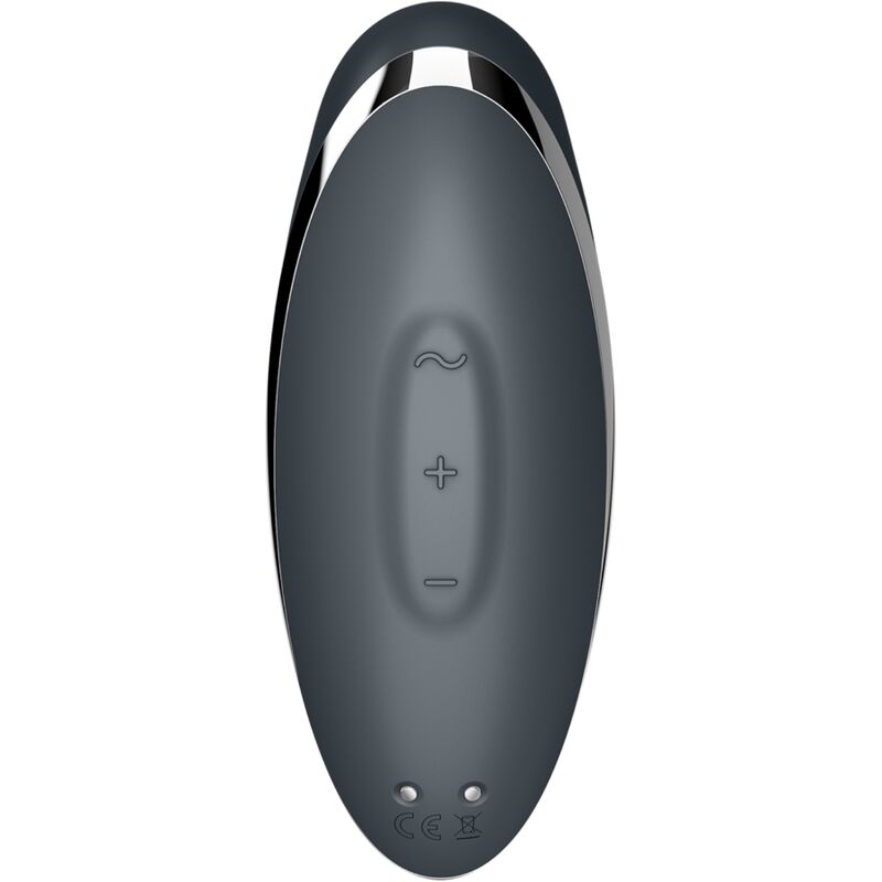 Satisfyer - Tap & Climax 2 Vibrator & Stimulator Grijs