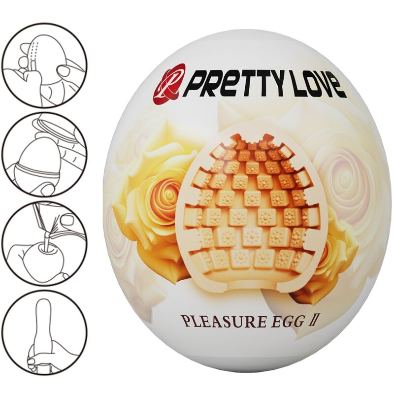 PRETTY LOVE - Male Masturbator Egg Flesh