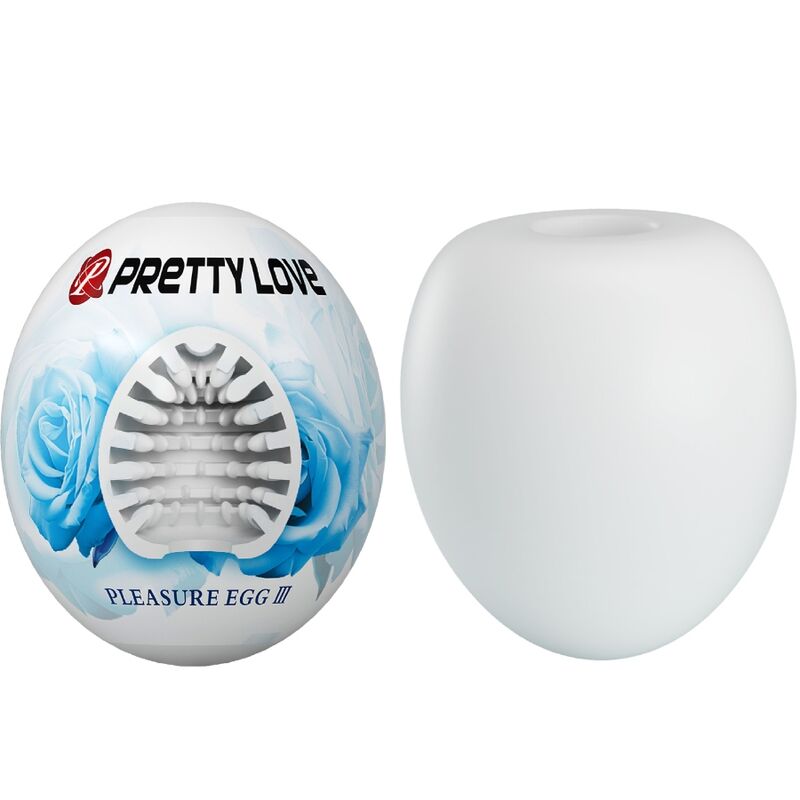 PRETTY LOVE - Male Masturbator Egg White