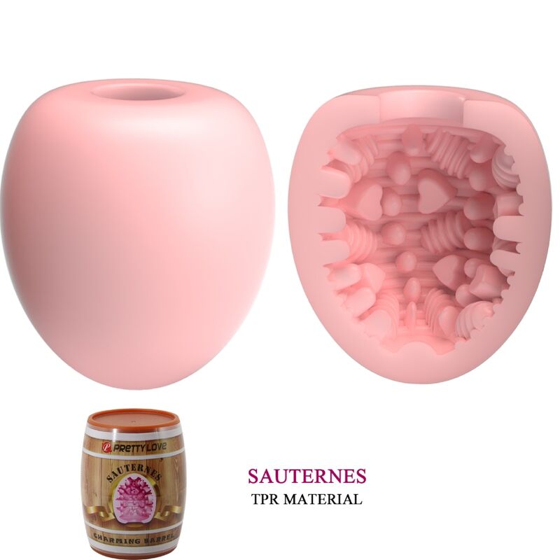 PRETTY LOVE - Male Masturbator Egg Roze Model 2