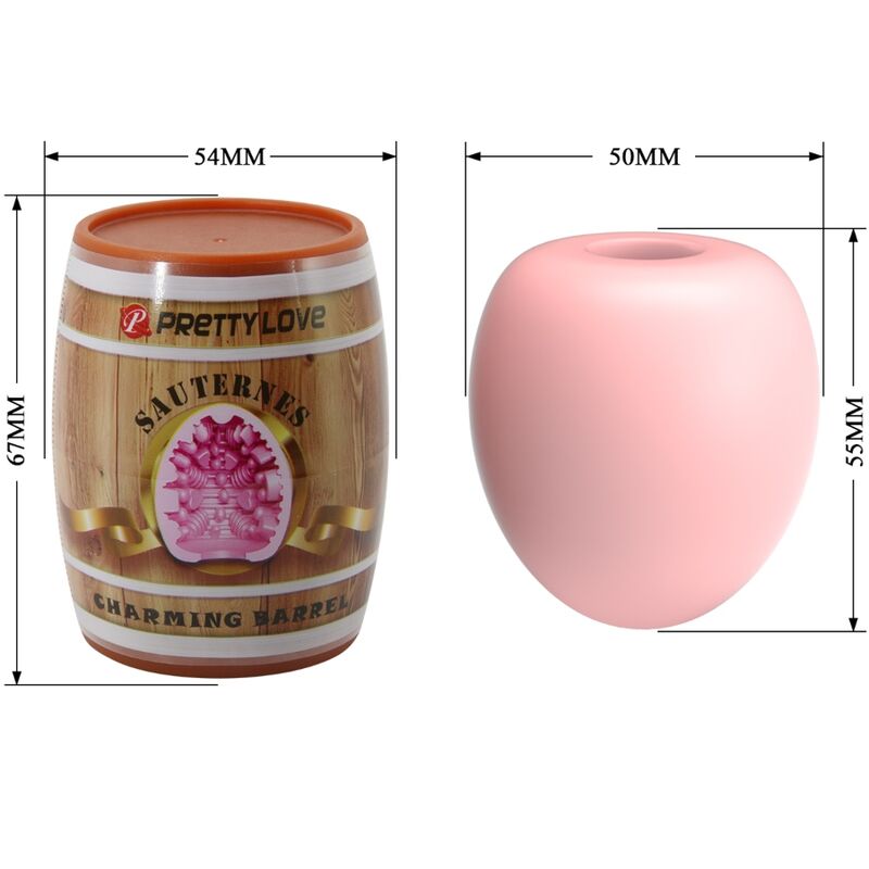PRETTY LOVE - Male Masturbator Egg Roze Model 2