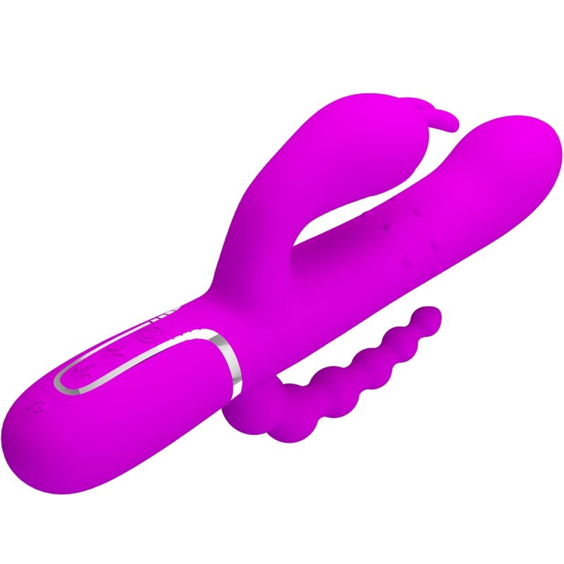 PRETTY LOVE - Cammy Triple Vibrator Multifunction 4 In 1 Roze