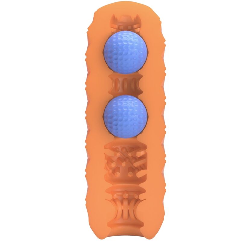 PRETTY LOVE - Twin Balls Male Masturbator Orange