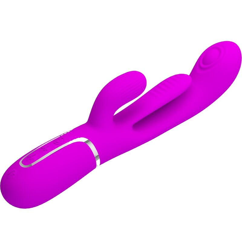 PRETTY LOVE - Shania Triple Rabbit Vibrator Multifunction Pink
