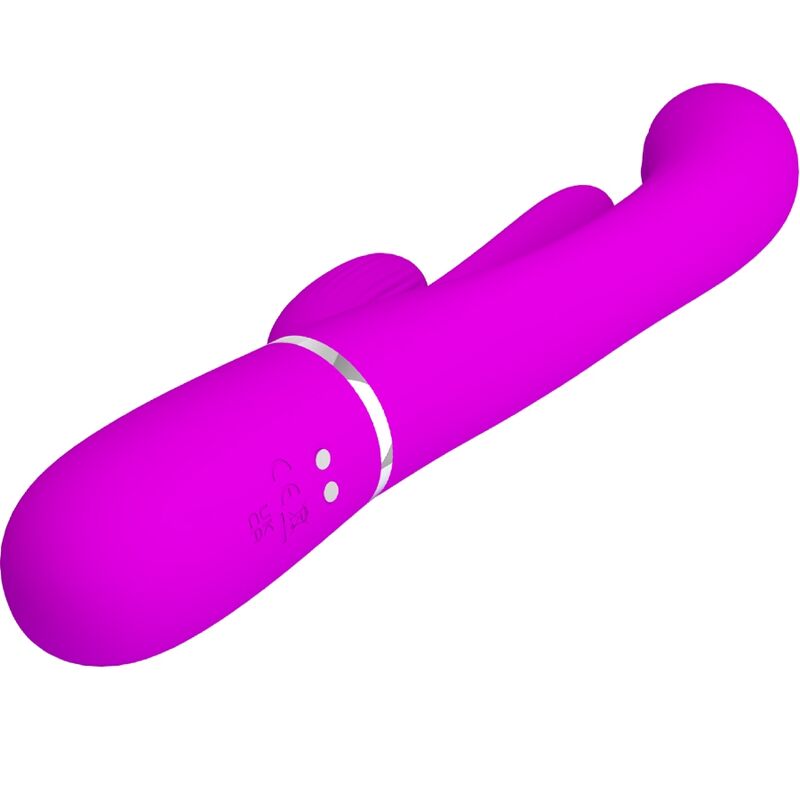 PRETTY LOVE - Shania Triple Rabbit Vibrator Multifunction Pink