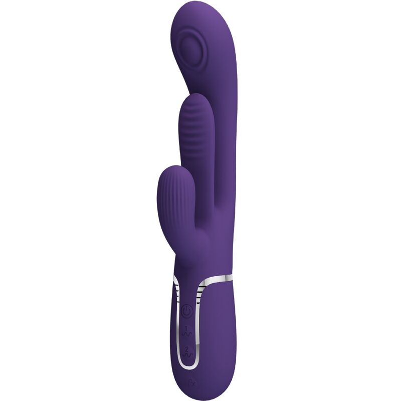 PRETTY LOVE - Shania Triple Rabbit Vibrator Multifunction Purple