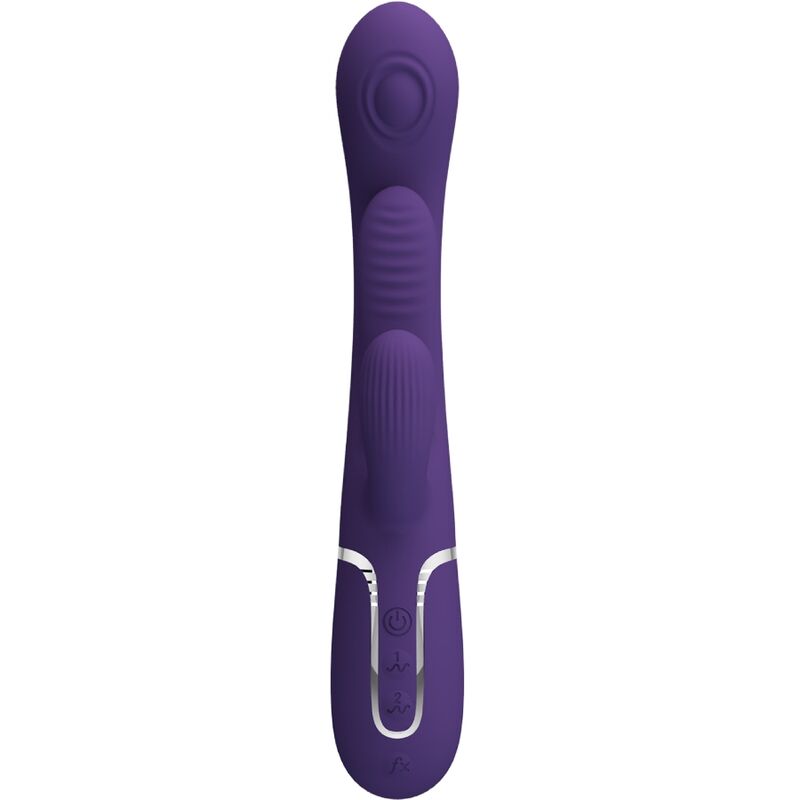 PRETTY LOVE - Shania Triple Rabbit Vibrator Multifunction Purple