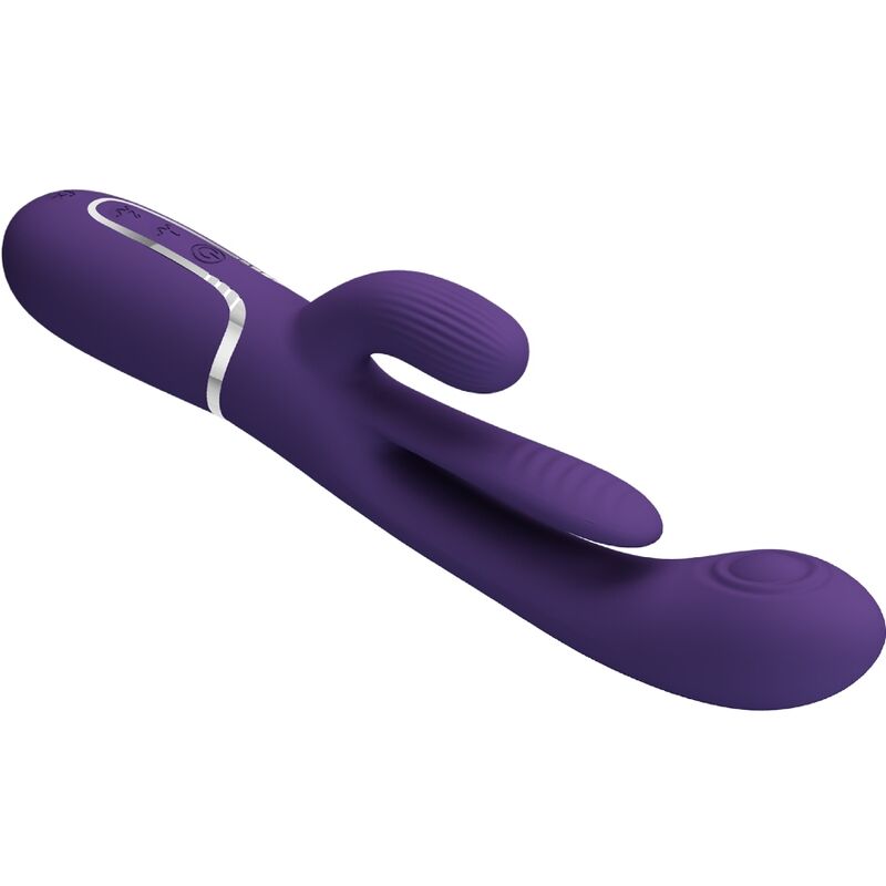 PRETTY LOVE - Shania Triple Rabbit Vibrator Multifunction Purple