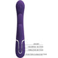 PRETTY LOVE - Shania Triple Rabbit Vibrator Multifunction Purple