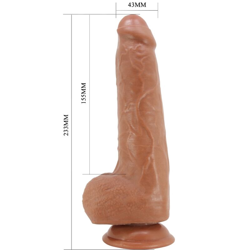PRETTY LOVE - Draco Realistic Dildo 23 Cm Model 2 Flesh