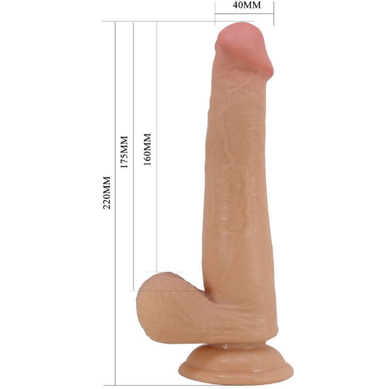 PRETTY LOVE - Tallen Realistic Dildo 22 Cm Flesh