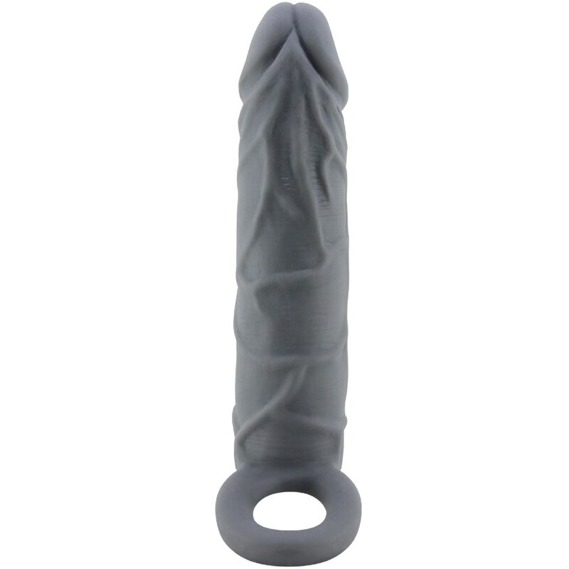 PRETTY LOVE - Realistic Skin Penis Sleeve Dark Grey