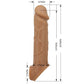PRETTY LOVE - Realistic Skin Penis Sleeve Flesh