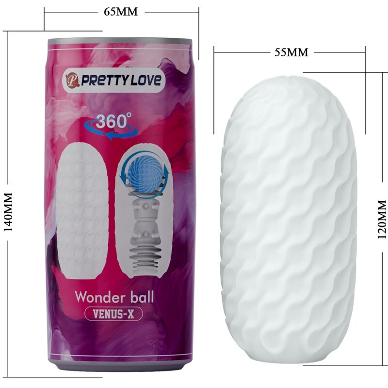 PRETTY LOVE - Venus X Male Masturbator Model 3 White