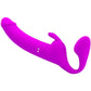 PRETTY LOVE - Zanini Strapless Strap-On 10 Vibrations Paars