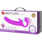 PRETTY LOVE - Zanini Strapless Strap-On 10 Vibrations Paars