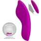 PRETTY LOVE - Romario Lay-On Clitoris Stimulator Remote Control Pink