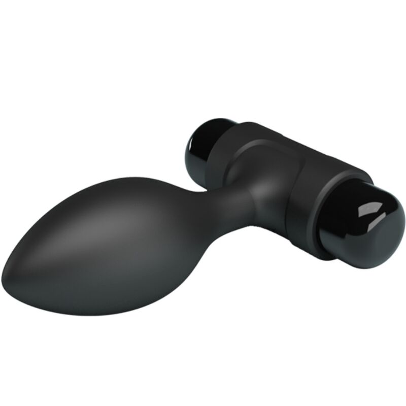 PRETTY LOVE - Vibra Butt 10 Vibrations Anal Plug Zwart