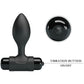 PRETTY LOVE - Vibra Butt 10 Vibrations Anal Plug Zwart