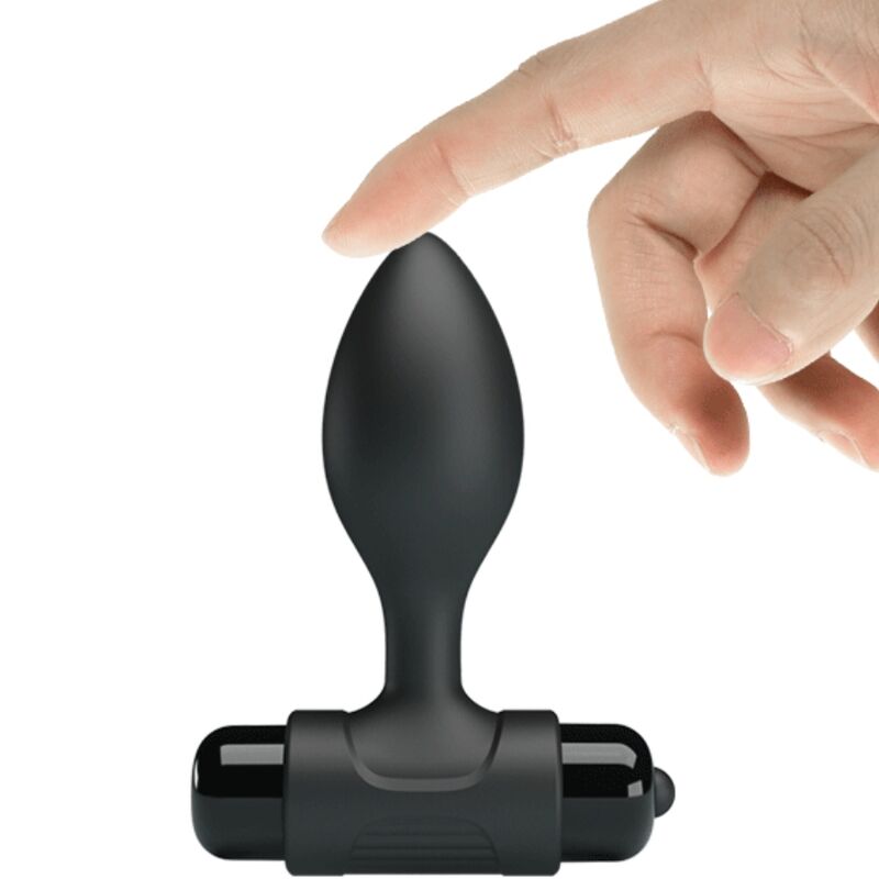 PRETTY LOVE - Vibra Butt 10 Vibrations Anal Plug Zwart