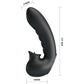 PRETTY LOVE - Hobgoblin Vibrating Finger Case 12 Vibrations + Clitoris Stimulator Black