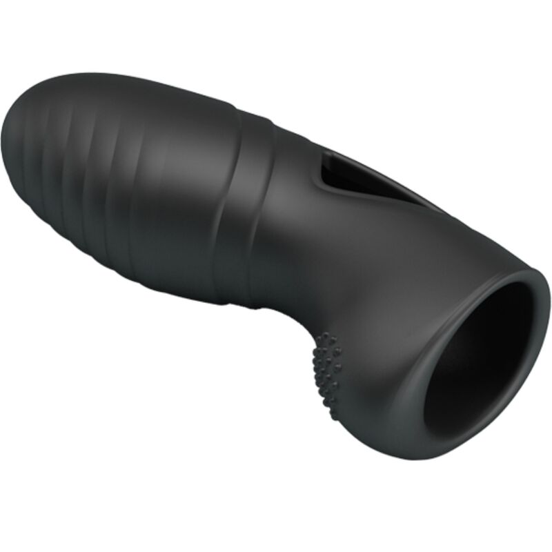 PRETTY LOVE - Alan Silicone Finger Vibrator Zwart