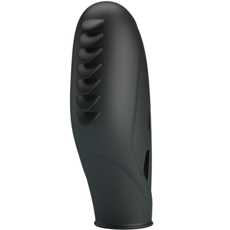 PRETTY LOVE - Gilo Silicone Finger Vibrator Zwart