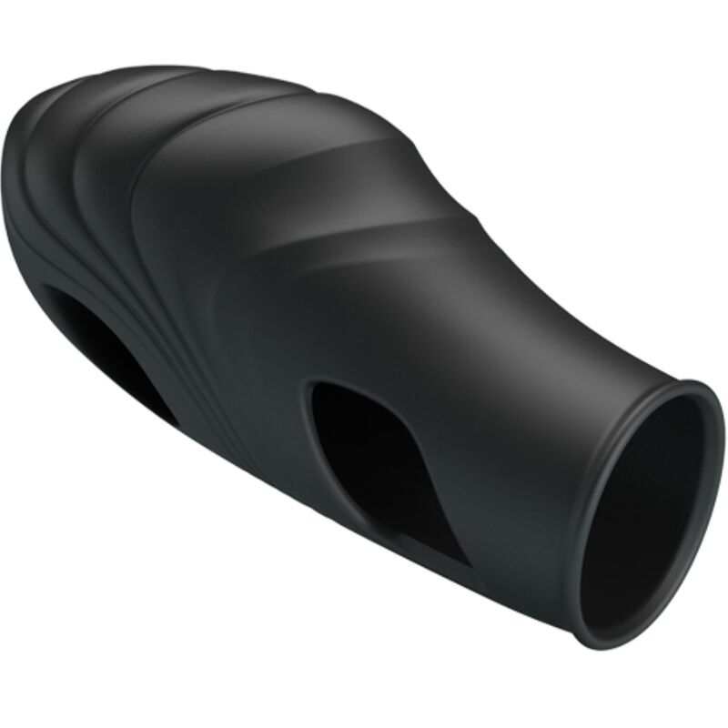 PRETTY LOVE - Lich Silicone Finger Vibrator Black