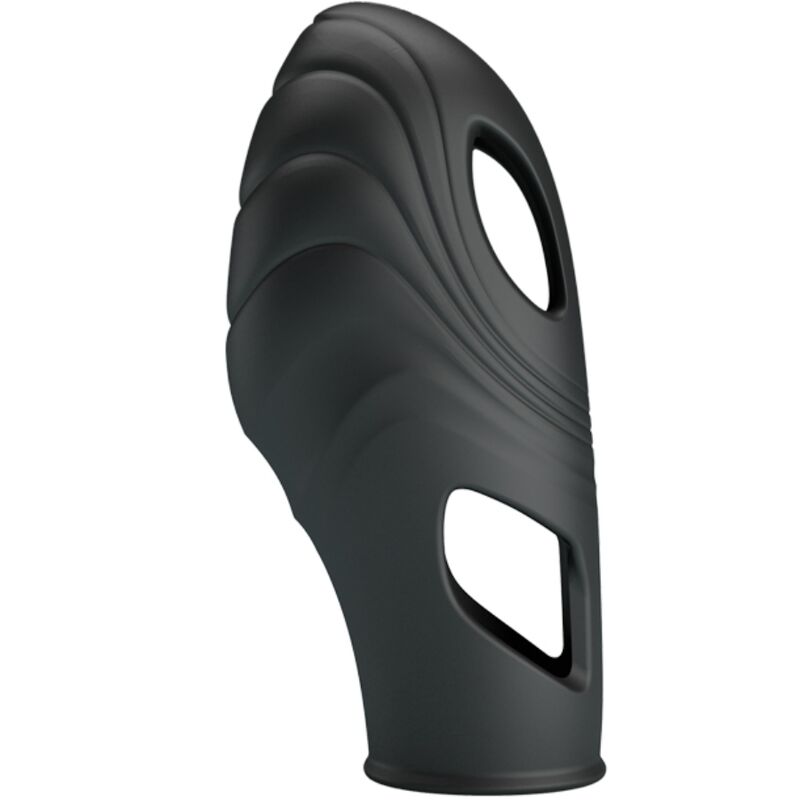 PRETTY LOVE - Lich Silicone Finger Vibrator Black