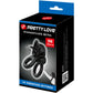 PRETTY LOVE - Passionate Ring Double Vibrating Ring + Clitoris Stimulator Zwart