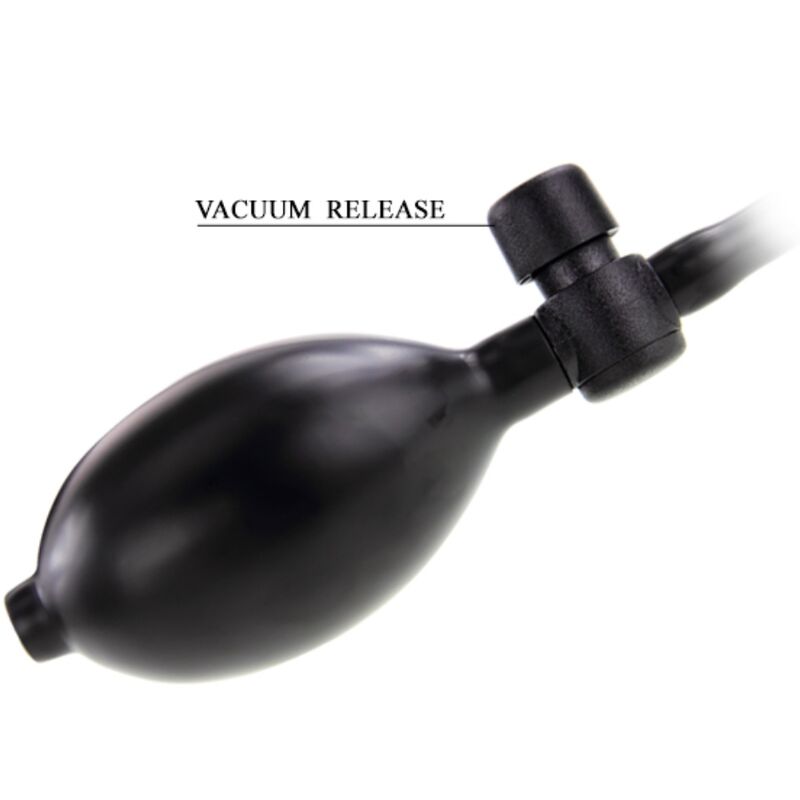 PRETTY LOVE - Inflatable Anal Plug Black