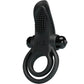 PRETTY LOVE - Double Vibrating Ring + Clitoris Stimulator 10 Vibrations Black