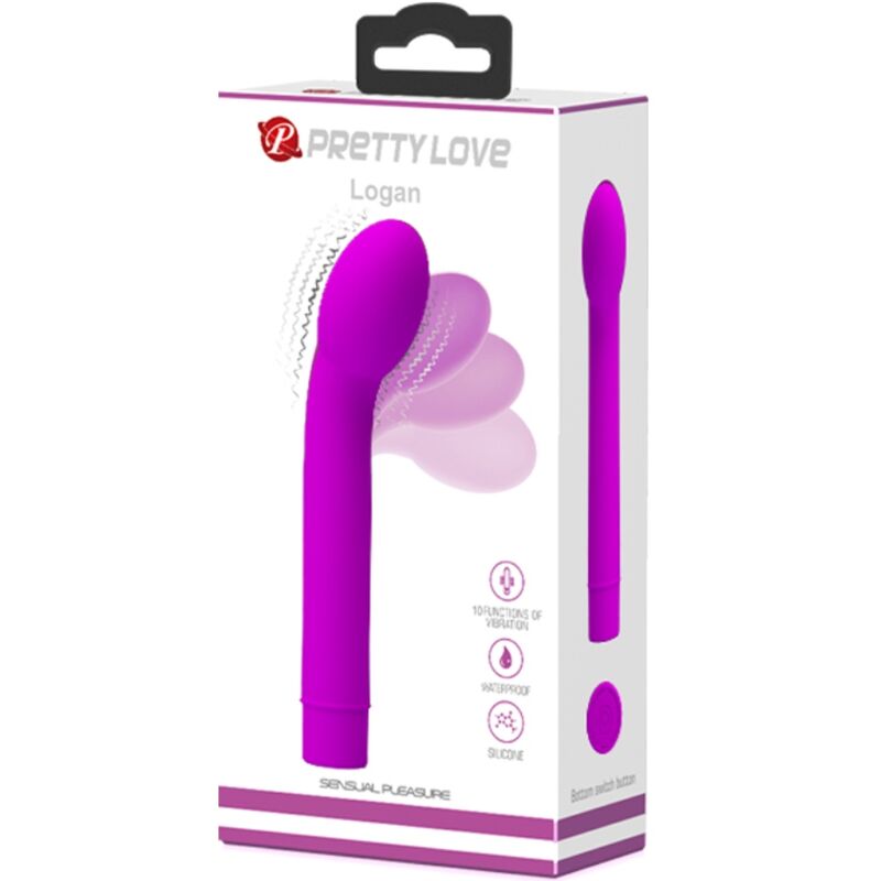 PRETTY LOVE - Logan G-Spot Vibrator 10 Vibrations Paars