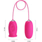 PRETTY LOVE - Daisy Vibrating Egg + Clitoris Stimulating Tongue Pink