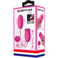 PRETTY LOVE - Daisy Vibrating Egg + Clitoris Stimulating Tongue Pink